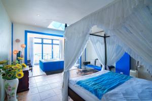 Krevet ili kreveti u jedinici u okviru objekta Shengtuolini B&B