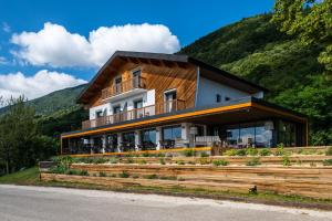 a house on the side of a mountain at Atmospheres in Le Bourget-du-Lac