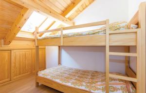 a bedroom with two bunk beds in a cabin at Villa Mila in Sveti Juraj +18 photos