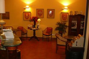 Posezení v ubytování Hotel La Rocca