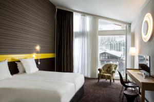 Cama o camas de una habitación en Hotel Ormelune