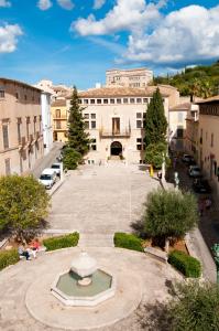 a view of a building with a courtyard at Casal d'Artà by Baudot 1926 - Adults Only in Artá