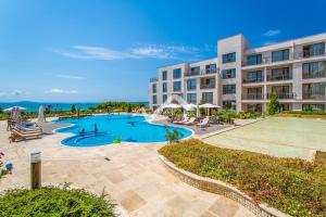 an image of a resort with a swimming pool at Studio in Diamond Beach in Burgas