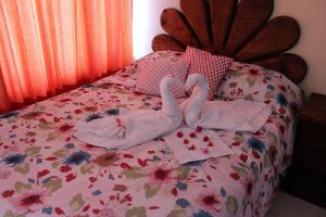 Letto o letti in una camera di Hotel Barracuda