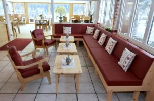 Svetainės erdvė apgyvendinimo įstaigoje Hotel Garni Panorama