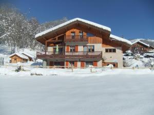 Gîte Les Grands Champs v zimě