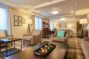 Predel za sedenje v nastanitvi Hotel Ascovilla Charming Hideway