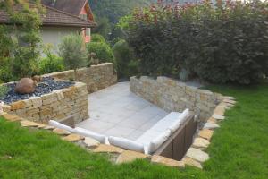 Zahrada ubytování BnB Villa Levanta