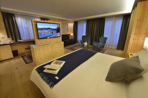 TV o dispositivi per l'intrattenimento presso Hotel St. Michael