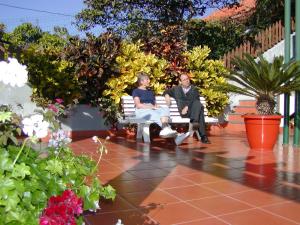 Ein Garten an der Unterkunft Vila Marta