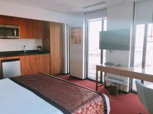 Voodi või voodid majutusasutuse The Parc Hotel toas
