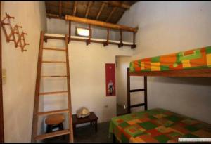 Postel nebo postele na pokoji v ubytování Casa BLU