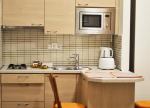 Kuchyň nebo kuchyňský kout v ubytování Zagreb Centre Apartments