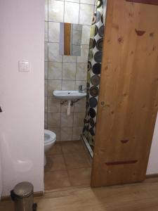Koupelna v ubytování Motel Šofér