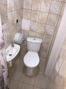 Koupelna v ubytování Motel Šofér