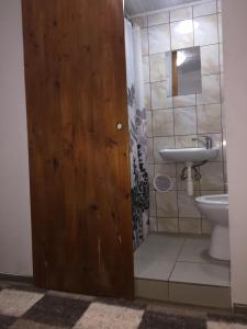 Koupelna v ubytování Motel Šofér