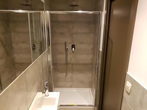 Koupelna v ubytování Hotel Vandot