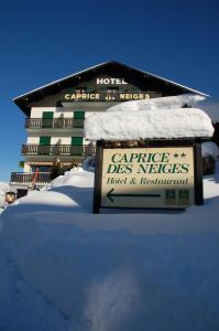 Hôtel Le Caprice Des Neiges Combloux v zimě