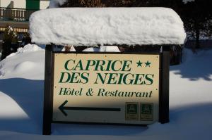 Hôtel Le Caprice Des Neiges Combloux v zimě