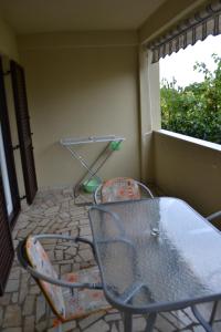 Balkón nebo terasa v ubytování Apartments Lera
