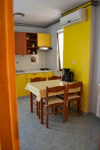 Kuchyň nebo kuchyňský kout v ubytování Apartments Lera