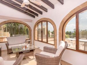 Гостиная зона в Villa with unique location, private swimming pool, terraces, views of Javea