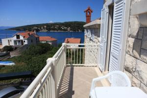 Balkón nebo terasa v ubytování Apartments Leontina