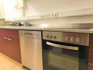 Kuchyň nebo kuchyňský kout v ubytování Ferienwohnung bis 8 Personen