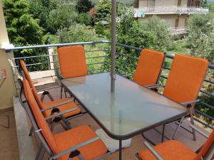 A balcony or terrace at Dimitrios Apartments