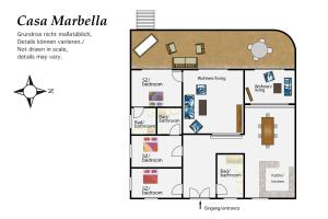 The floor plan of Finca SanJuan (Batista) für Gruppen