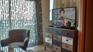 TV a/nebo společenská místnost v ubytování Victoria