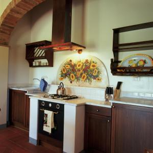 
A kitchen or kitchenette at Borgo della Meliana Gambassi Terme
