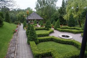 Jardín al aire libre en Dwór Anna