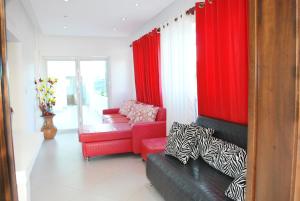 Χώρος καθιστικού στο Figaro Hotel Samana