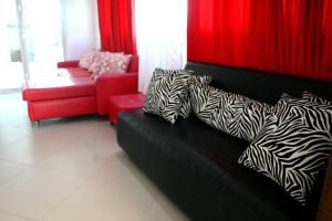 Χώρος καθιστικού στο Figaro Hotel Samana