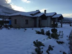 Lithos Villas v zimě