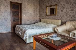 Кровать или кровати в номере Pod Świerkami