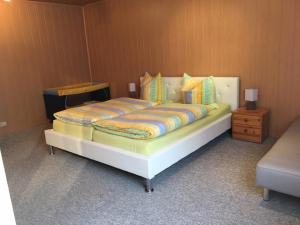 Postel nebo postele na pokoji v ubytování Ferienwohnung Rauch