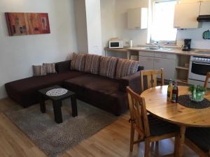 Kuchyň nebo kuchyňský kout v ubytování Ferienwohnung Rauch