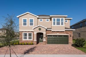 基西米Elegant Home Near Disney With Private Pool And Waterpark Resort Access At Encore Resorts Reunion - 391Fl的砖车道度假屋