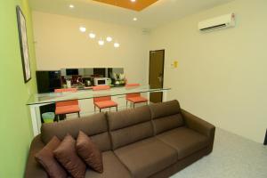 Kuchyň nebo kuchyňský kout v ubytování Eco Garden Hotel