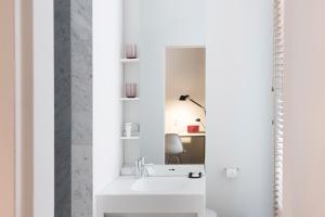 Koupelna v ubytování Hotel Julien