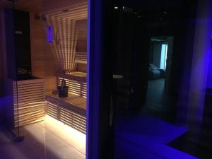 Koupelna v ubytování Hotel El Paster