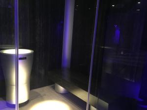 Koupelna v ubytování Hotel El Paster