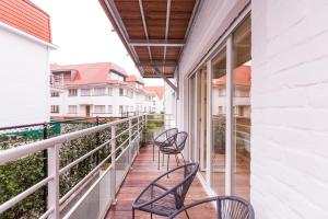 Balkón nebo terasa v ubytování Hotel Atlanta Knokke