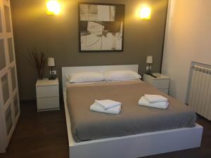 Postel nebo postele na pokoji v ubytování Almi Rooms