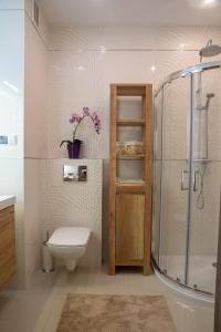 Koupelna v ubytování Apartament Piła Równa