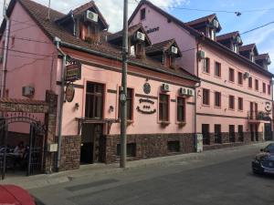 Bygningen som pensionatet ligger i