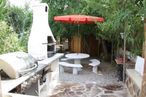 Zahrada ubytování Villa Rosa Sitges