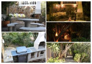 Zahrada ubytování Villa Rosa Sitges